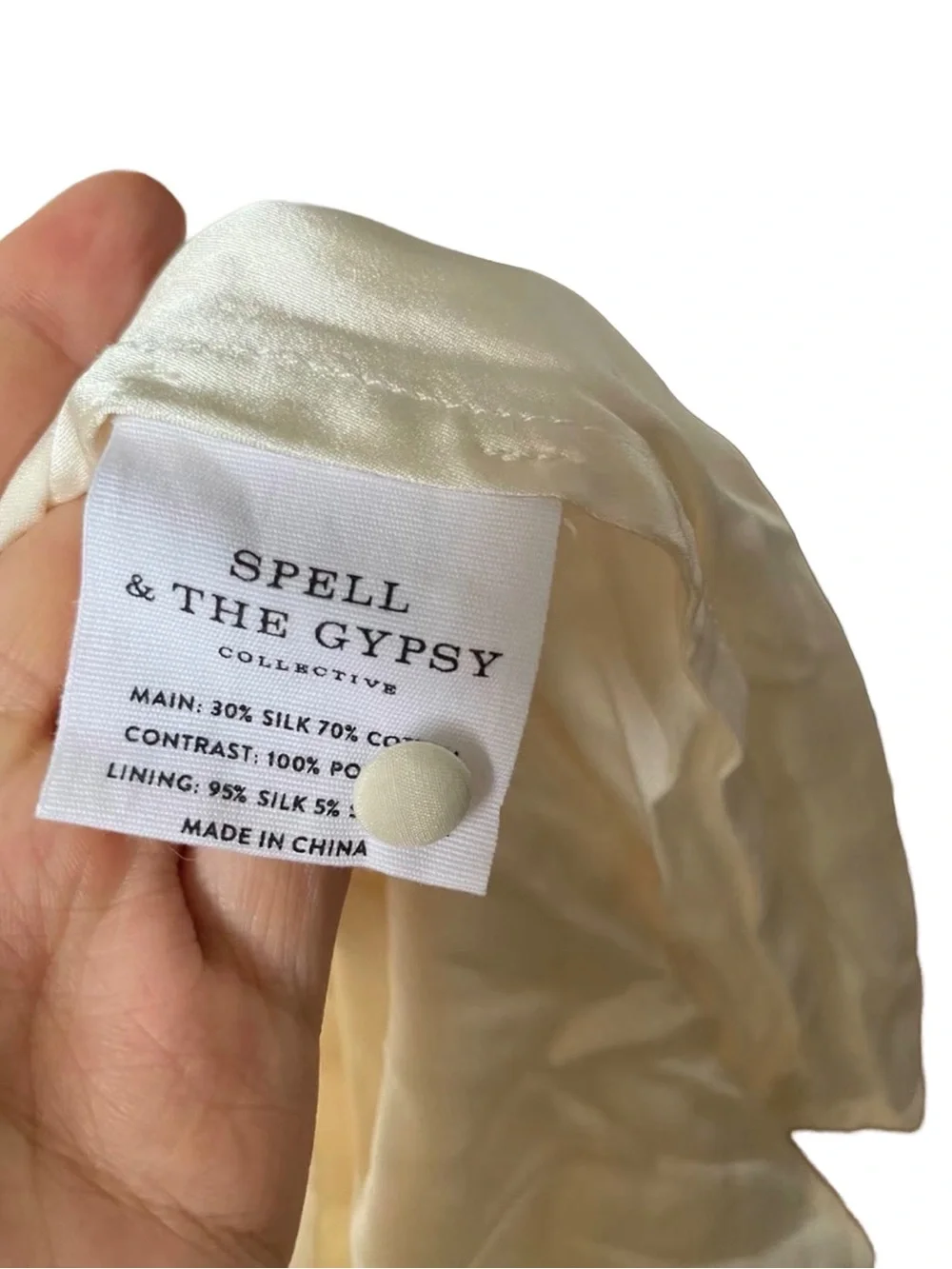 NWT Spell & The Gypsy Collective The Amelie Gown Off White Size M - Picture 9 of 11